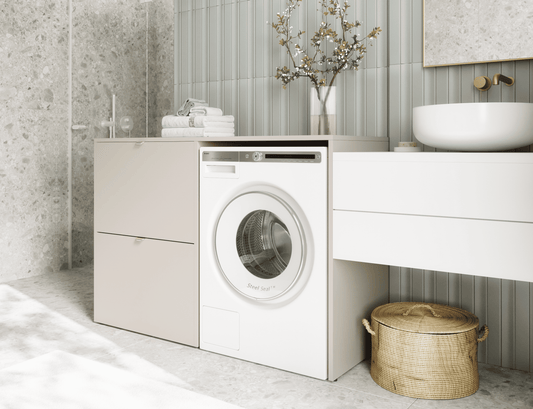 Szafka na pralkę DORA z miejscem do przechowywania